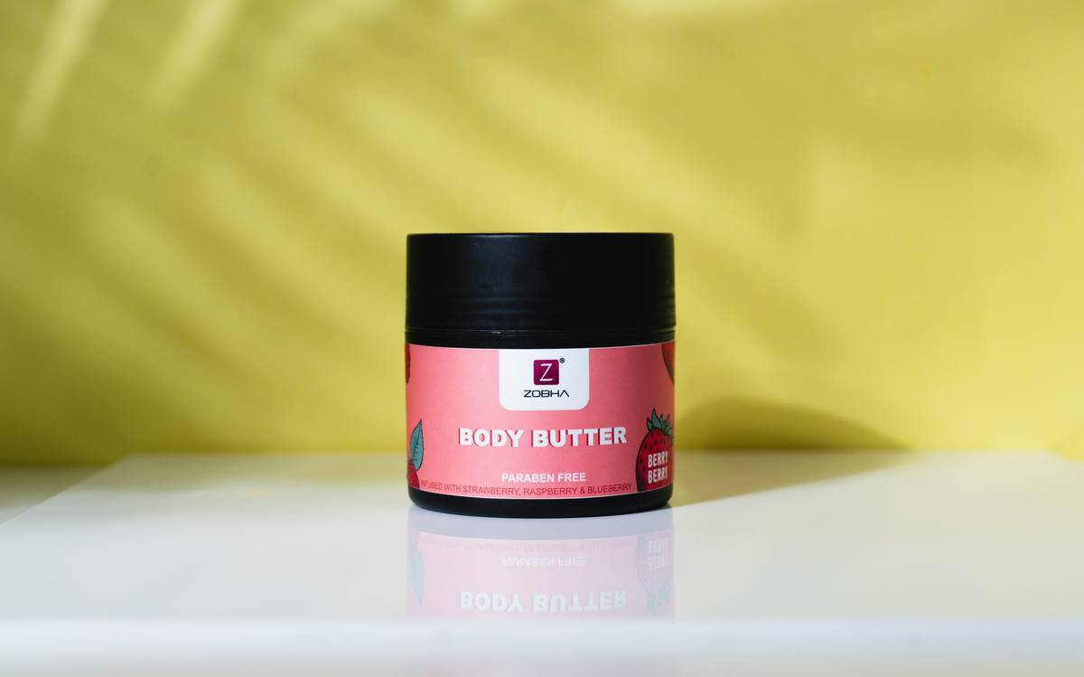 Close-up of smooth vs dimpled skin after consistent use of firming cream for cellulite